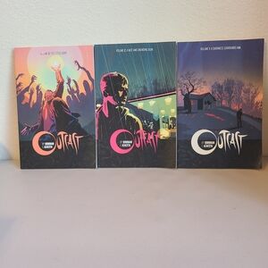 Outcast Graphic Novel Set – Blue, Pink & Purple Covers